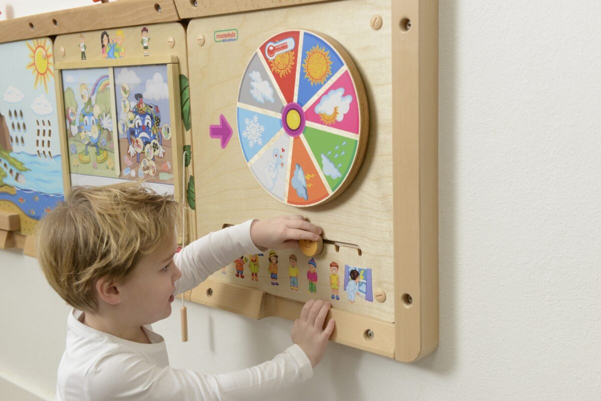 Edukacinė lenta orų ir aprangos mokymuisi – Paveikslėlis 4