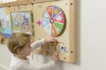 Edukacinė lenta orų ir aprangos mokymuisi