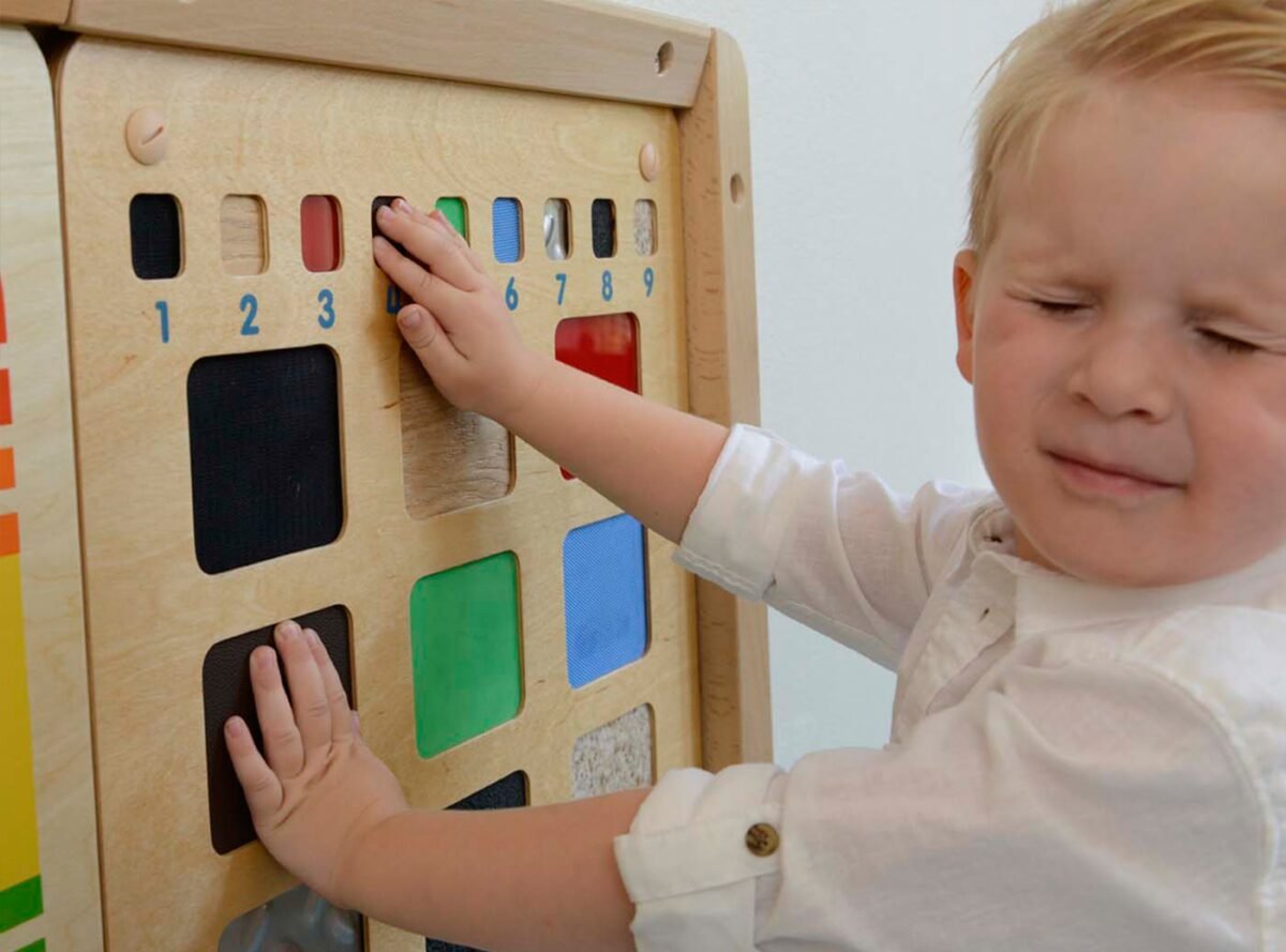 Edukacinė sensorinė lenta lytėjimo faktūrų pažinimui – Paveikslėlis 4