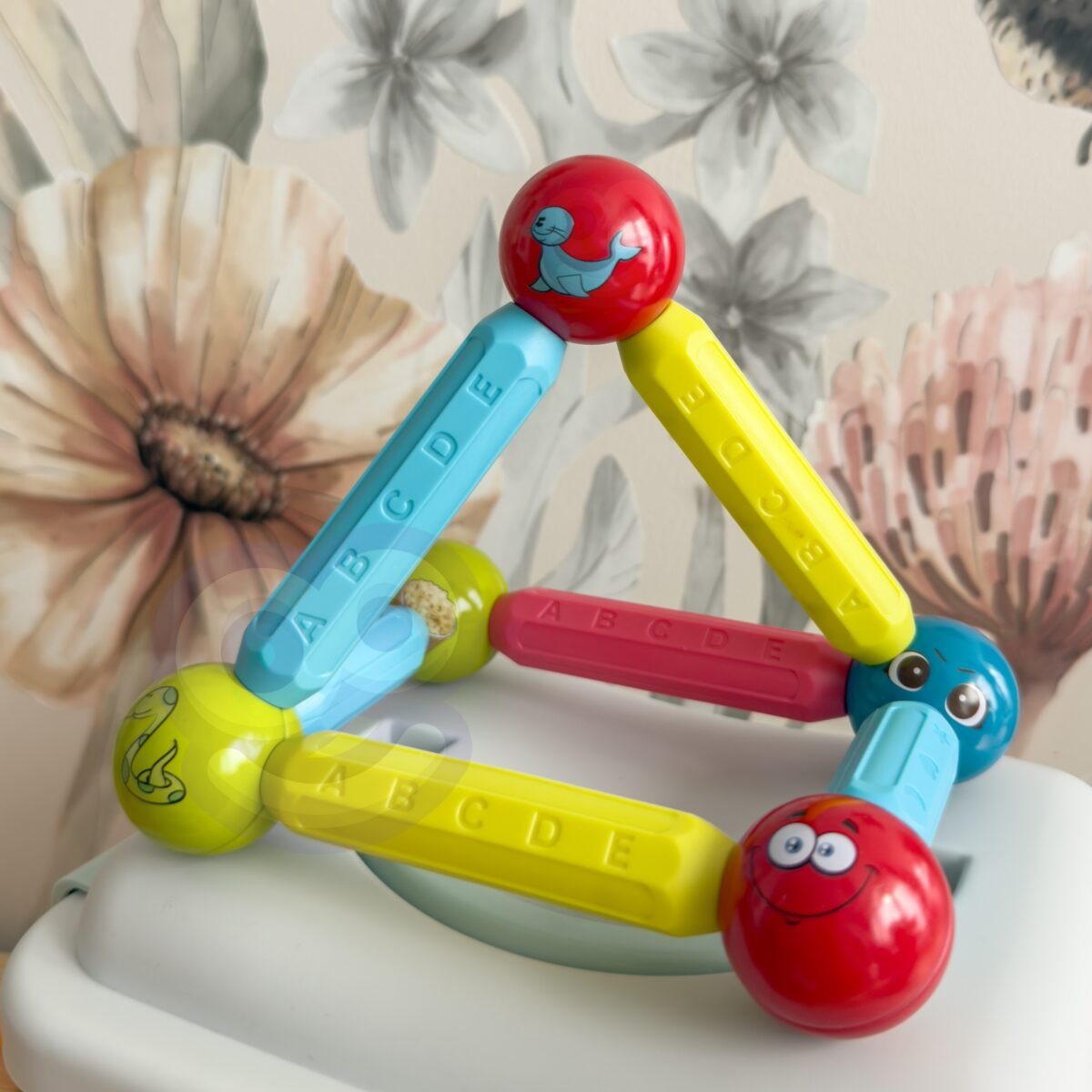 Edukacinės magnetinės konstravimo kaladėlės, 76 detalių – Paveikslėlis 3