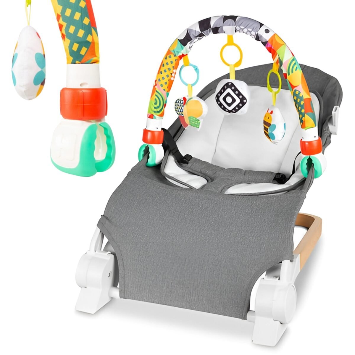 Edukacinis lankas kūdikiams su pakabinamais žaisliukais – Paveikslėlis 4