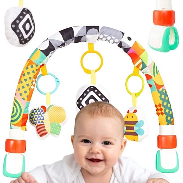 Edukacinis lankas kūdikiams su pakabinamais žaisliukais