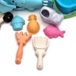 Ekologiškas 9 dalių smėlio rinkinys su kibirėliu – Paveikslėlis 5