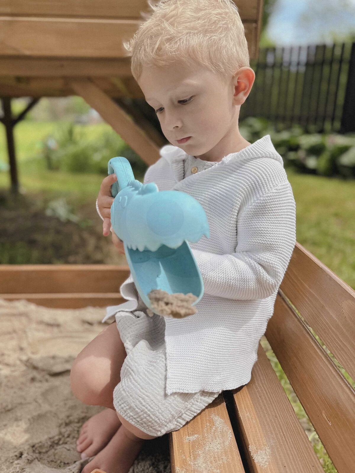 Ekologiškas krokodilo formos smėlio ir vandens kastuvėlis – Paveikslėlis 6