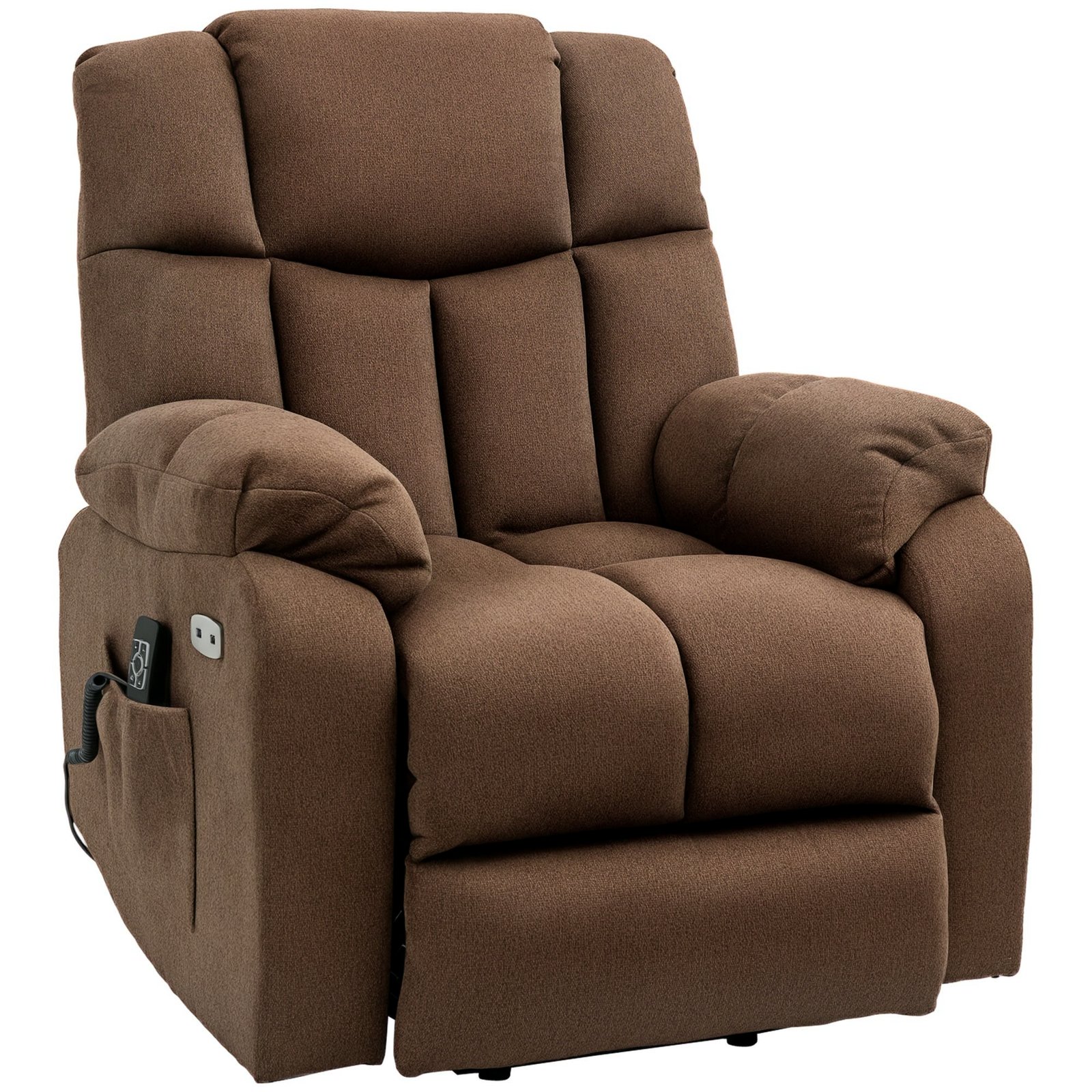 Elektrinis fotelis su pakėlimo ir atlošimo funkcijomis bei pulteliniu valdymu