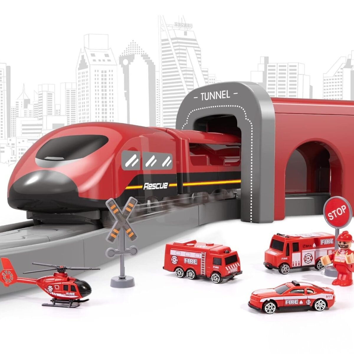 Elektrinis traukinio rinkinys su gaisrine, 66 dalių – Paveikslėlis 4