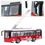 Elektrinis troleibuso modelis su šviesomis ir garsais 1:16