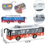 Elektrinis troleibuso modelis su šviesomis ir garsais 1:16