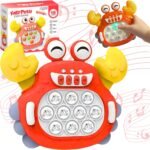 Elektroninis Pop It antistresinis raudonojo krabo žaidimas