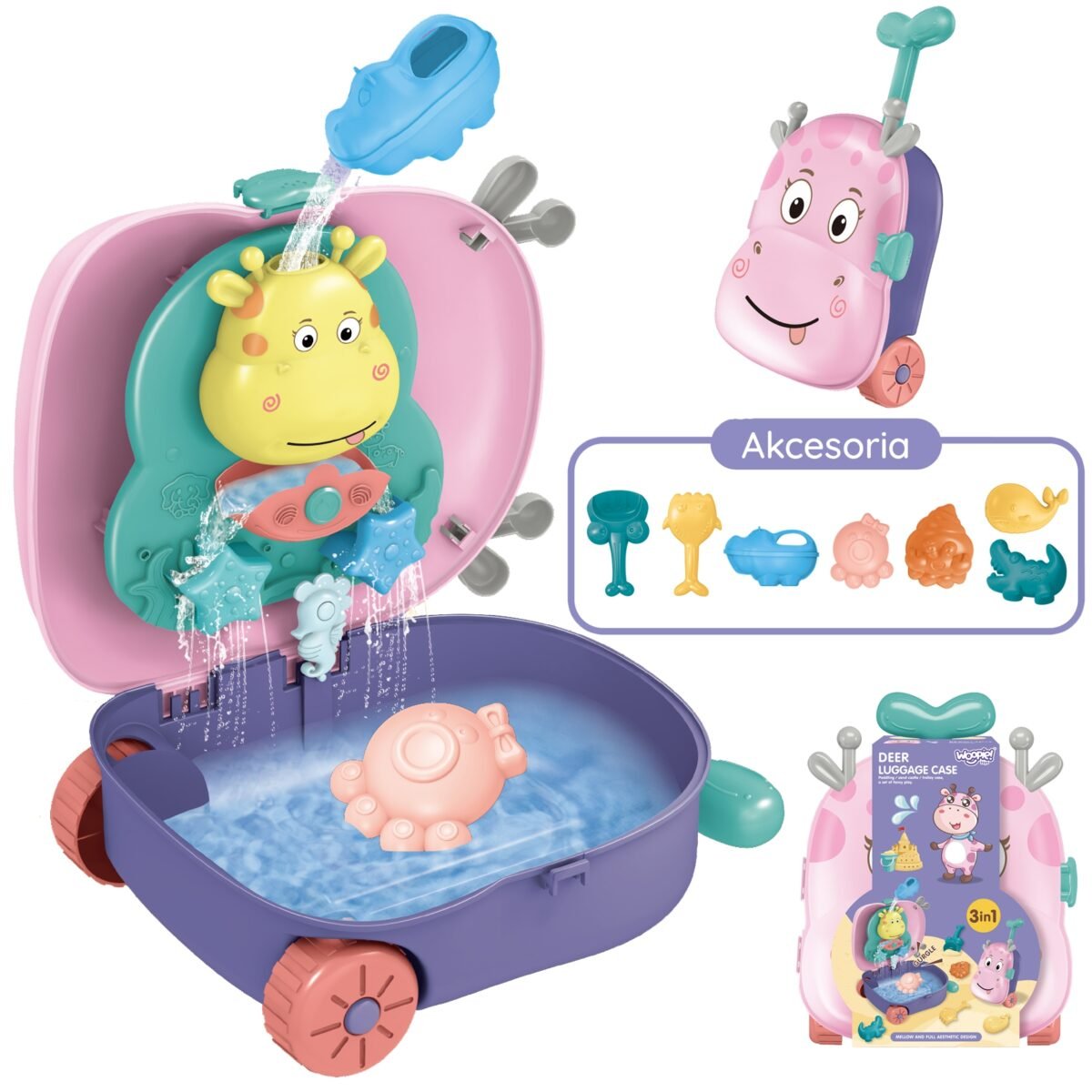 Elniuko lagaminėlis smėlio ir vandens žaidimams – Paveikslėlis 3