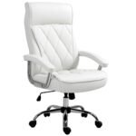 Ergonominė vadovo kėdė su supimo funkcija ir rombiniu dygsniavimu