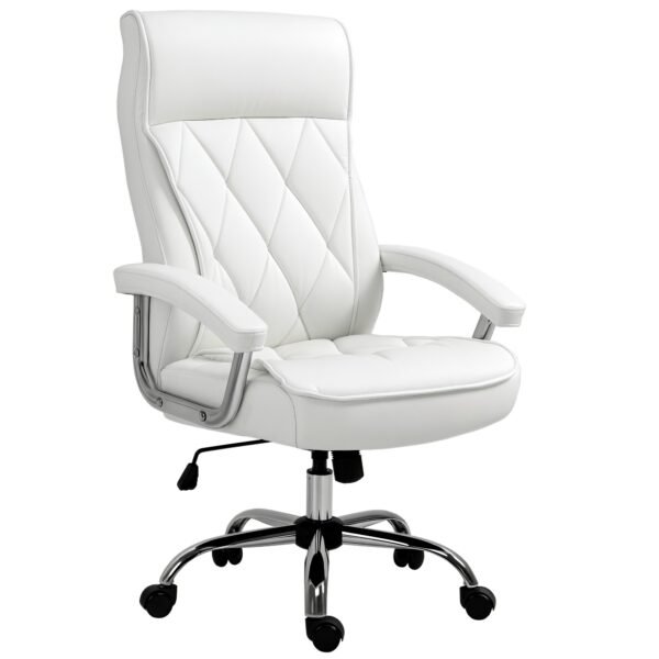 Ergonominė vadovo kėdė su supimo funkcija ir rombiniu dygsniavimu