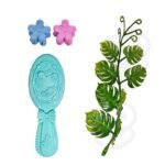 Fėjos lėlė su spalvingais sparnais ir plaukų šepečiu – Paveikslėlis 4