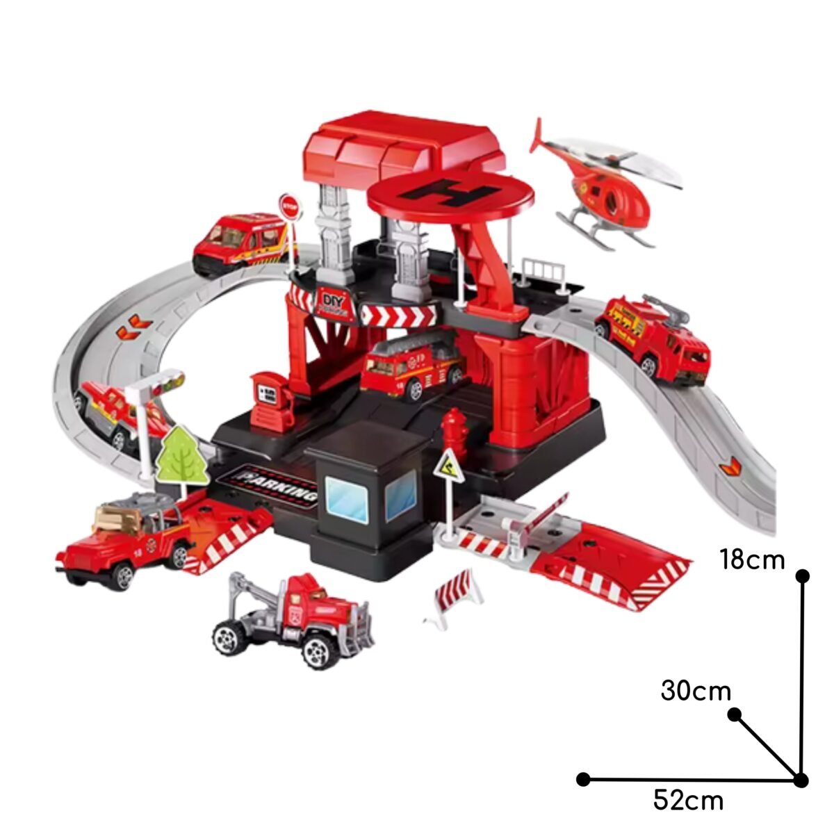 Gaisrininkų stotis su stovėjimo aikštele, 43 dalys – Paveikslėlis 5