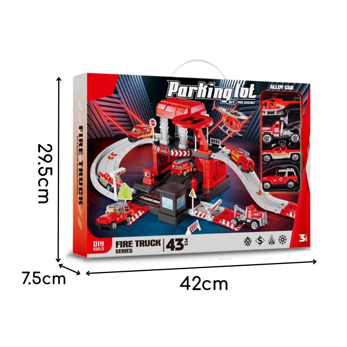 Gaisrininkų stotis su stovėjimo aikštele, 43 dalys – Paveikslėlis 6
