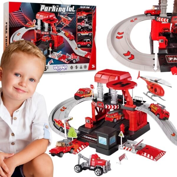 Gaisrininkų stotis su stovėjimo aikštele