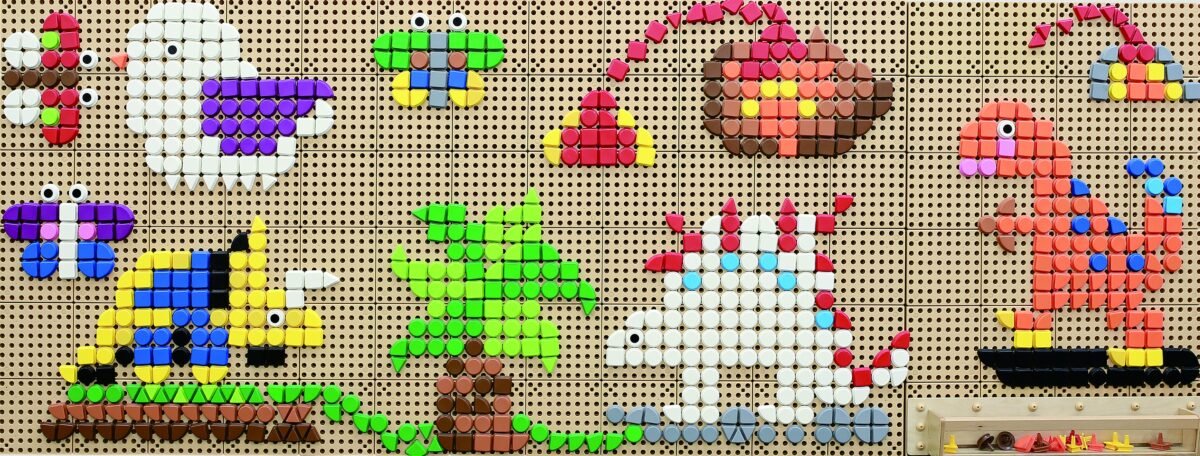 Geometrinės formos STEAM lentoms, 8 spalvų, 256 vnt. – Paveikslėlis 4