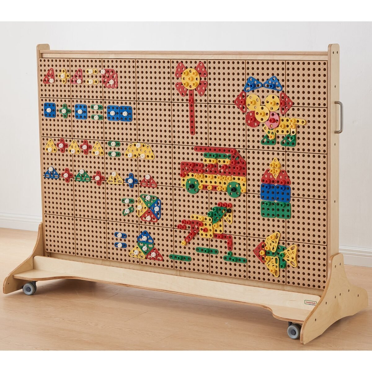 Geometrinių formų konstravimo detalių rinkinys STEM veiklai, 260 dalių – Paveikslėlis 4