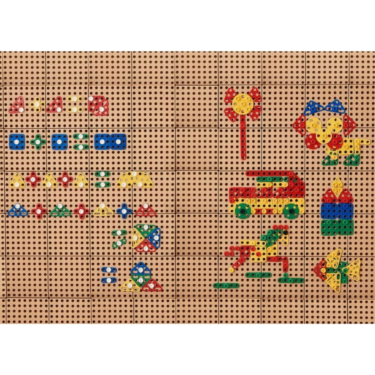 Geometrinių formų konstravimo detalių rinkinys STEM veiklai, 260 dalių – Paveikslėlis 5