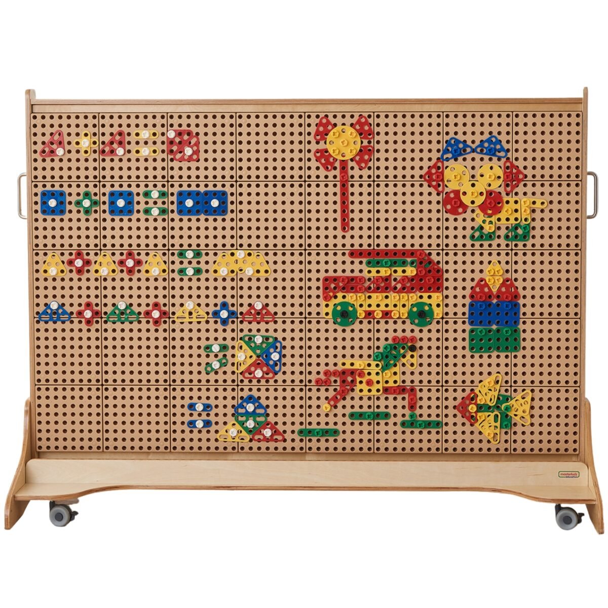 Geometrinių formų konstravimo detalių rinkinys STEM veiklai, 260 dalių – Paveikslėlis 6