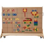 Geometrinių formų konstravimo detalių rinkinys STEM veiklai, 260 dalių – Paveikslėlis 6