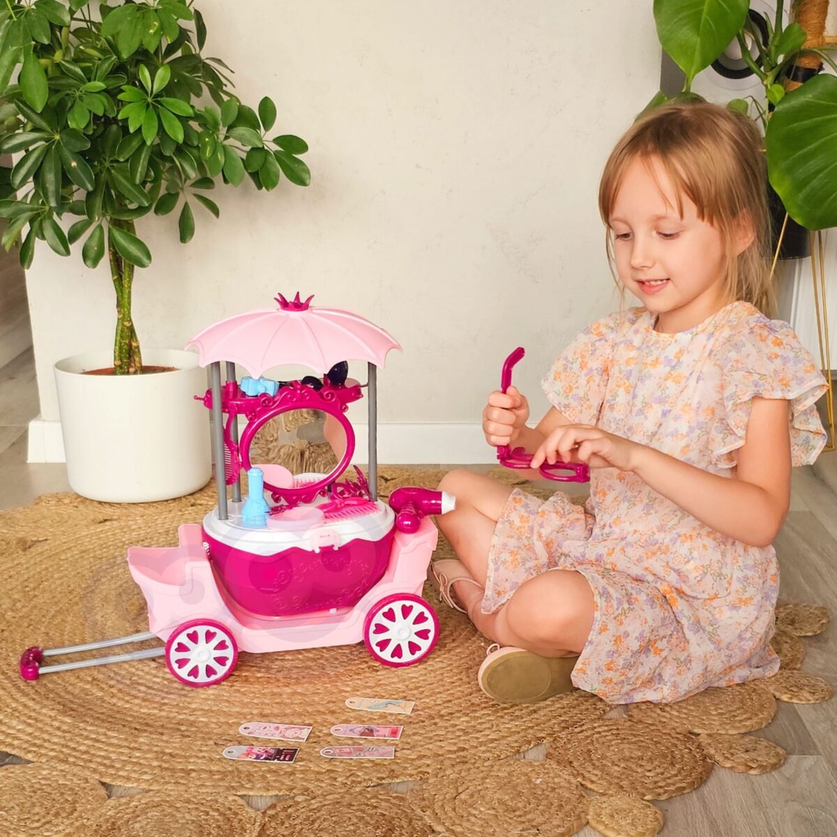 Grožio vežimėlis 4in1 su 31 priedu – Paveikslėlis 2