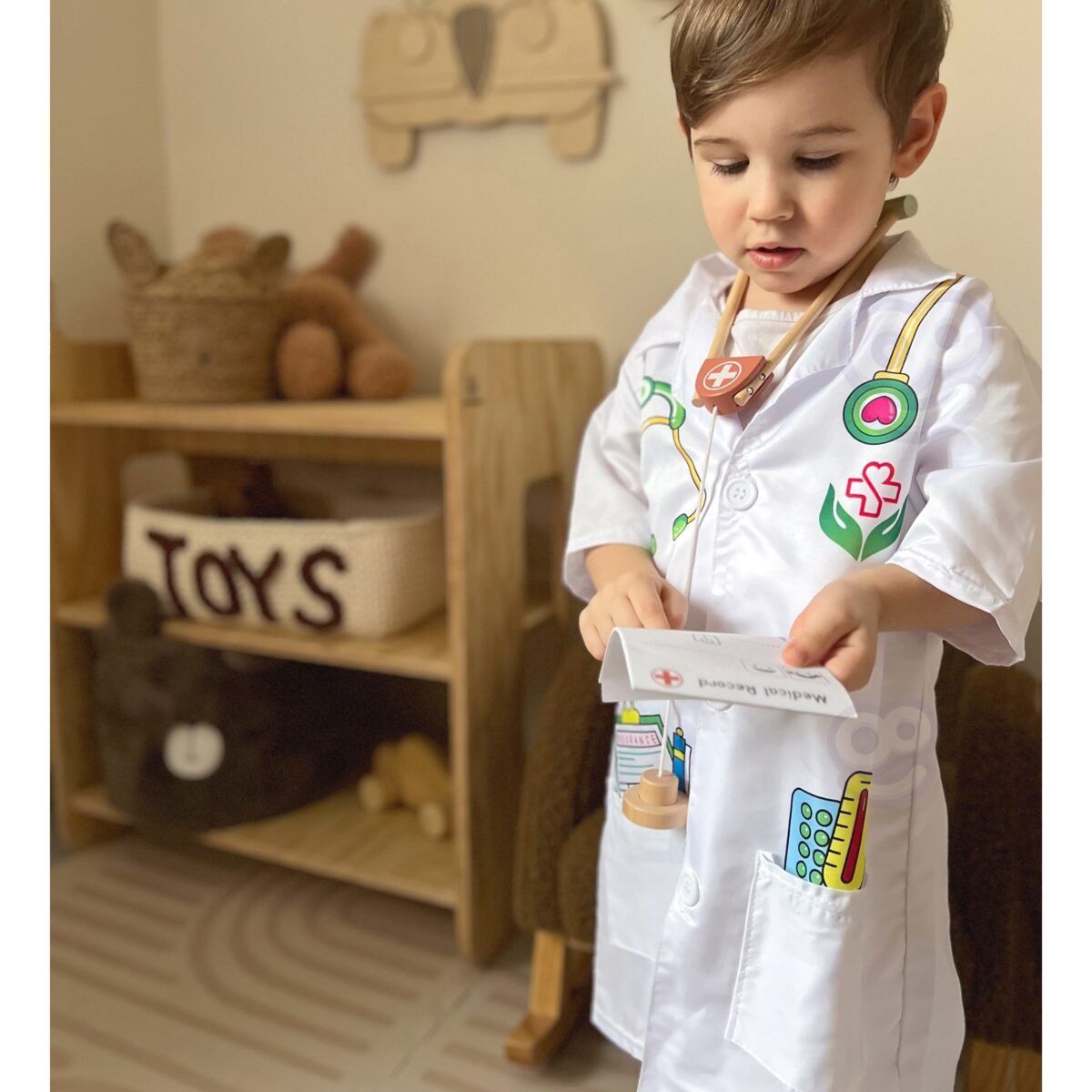 Gydytojo kostiumas vaikams vaidmenų žaidimams – Paveikslėlis 4