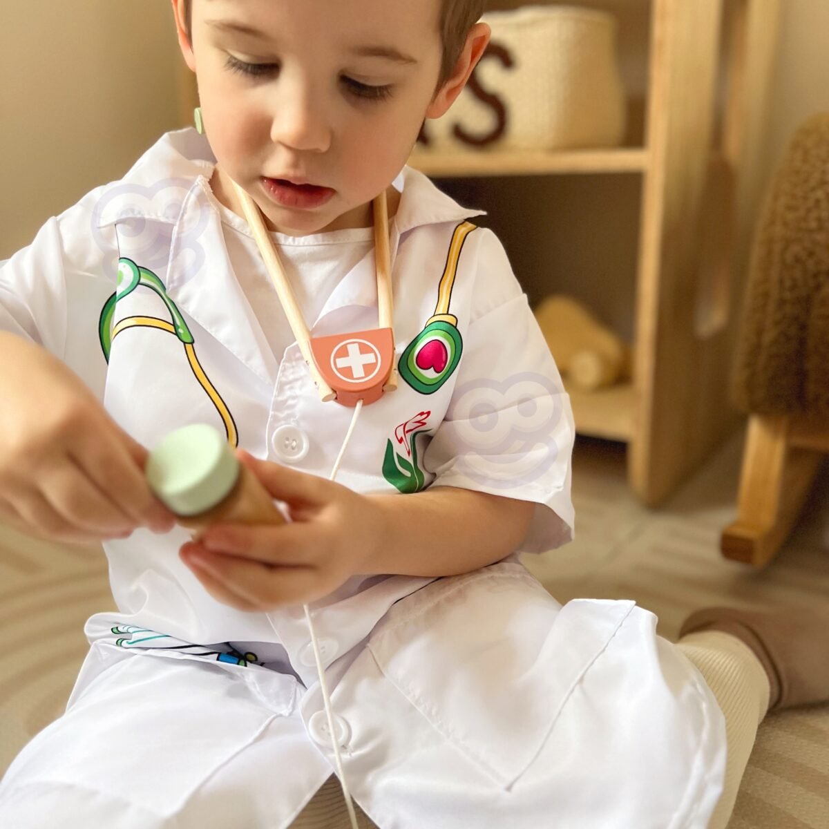 Gydytojo kostiumas vaikams vaidmenų žaidimams – Paveikslėlis 5