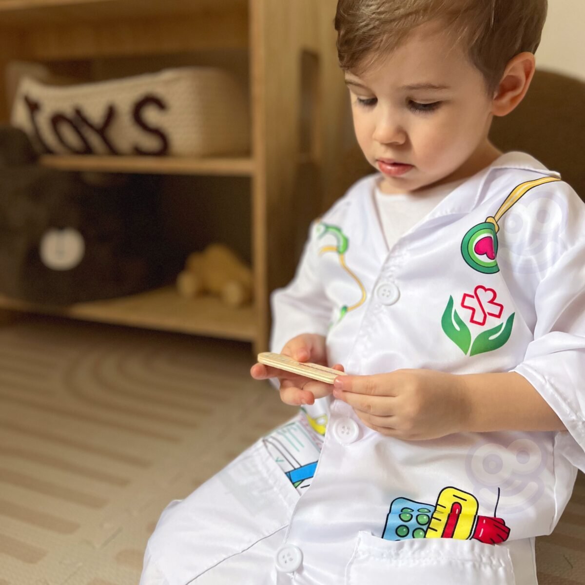 Gydytojo kostiumas vaikams vaidmenų žaidimams – Paveikslėlis 6