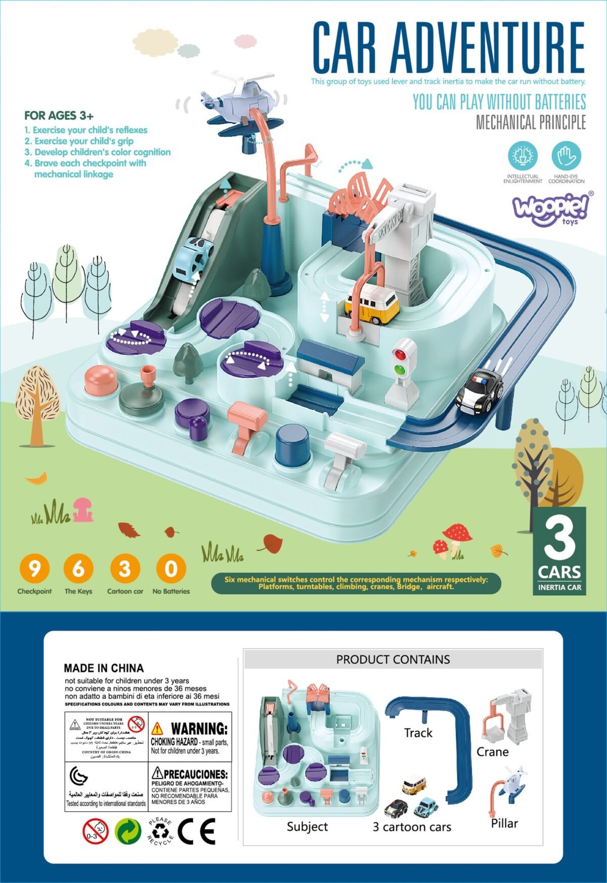 Interaktyvi automobilių kliūčių trasa su 4 mašinėlėmis – Paveikslėlis 15
