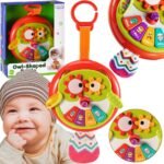 Interaktyvi muzikinė pelėda su pianinu ir šlamančia uodega