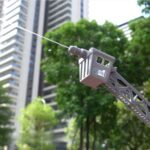 Interaktyvus gaisrinis automobilis su ištraukiamomis kopėčiomis ir vandens patranka
