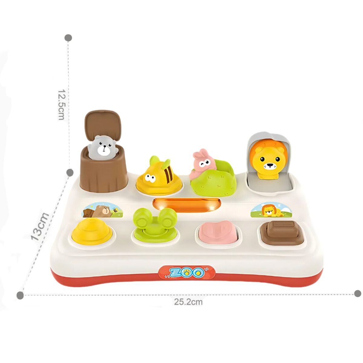 Interaktyvus lavinamasis iššokančių gyvūnėlių žaislas – Paveikslėlis 12