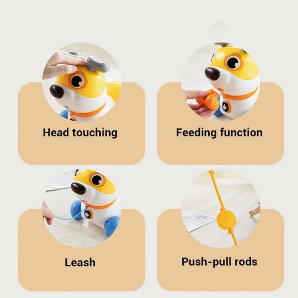 Interaktyvus šuniukas stumdukas su garsais – Paveikslėlis 14