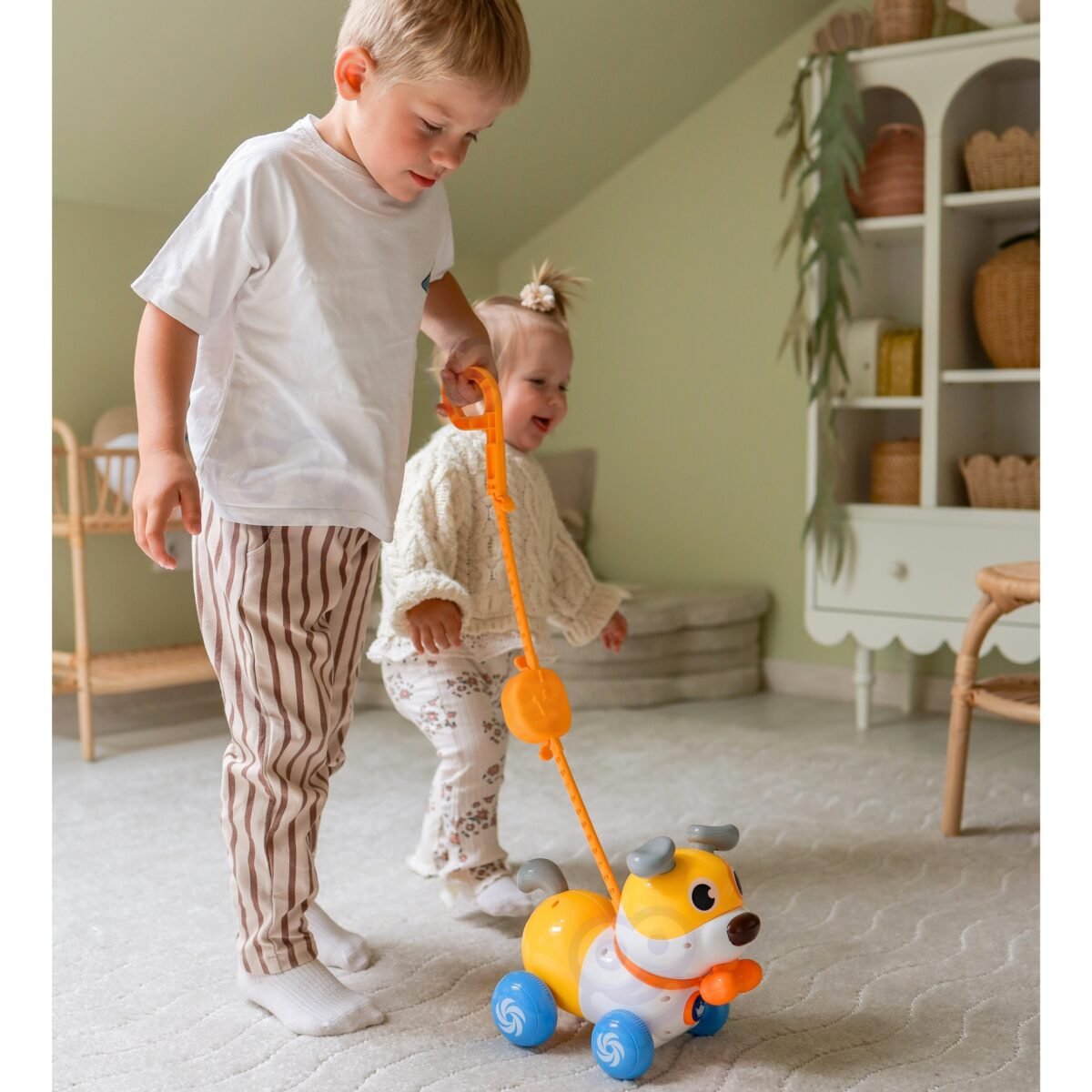 Interaktyvus šuniukas stumdukas su garsais – Paveikslėlis 4