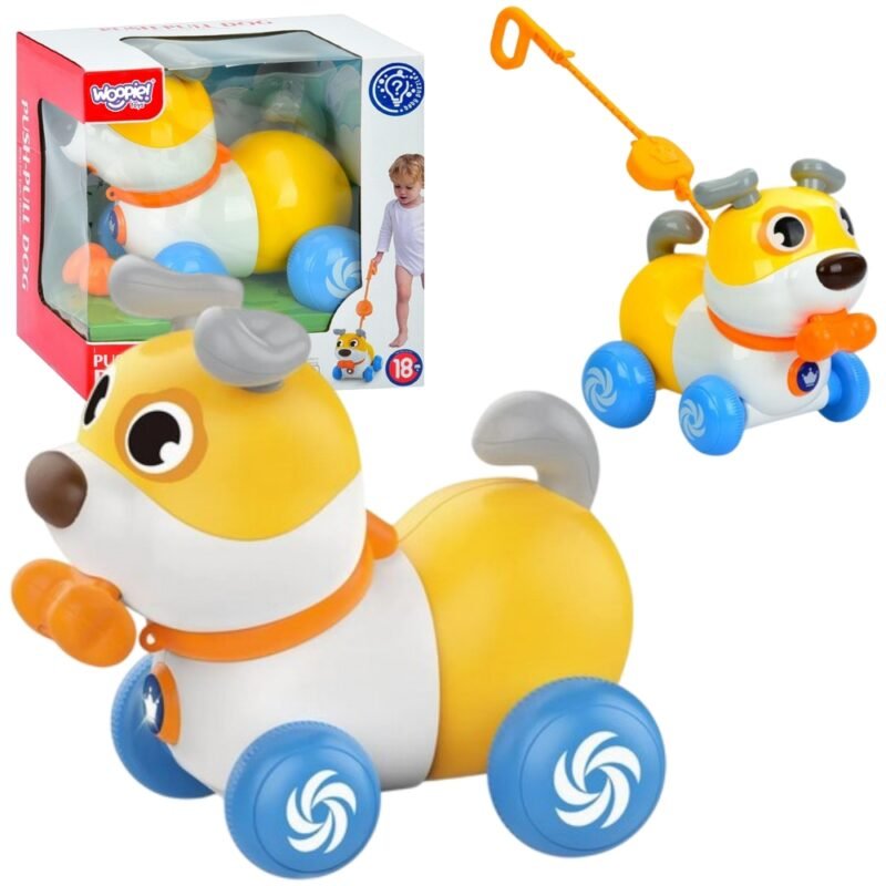 Interaktyvus šuniukas stumdukas su garsais