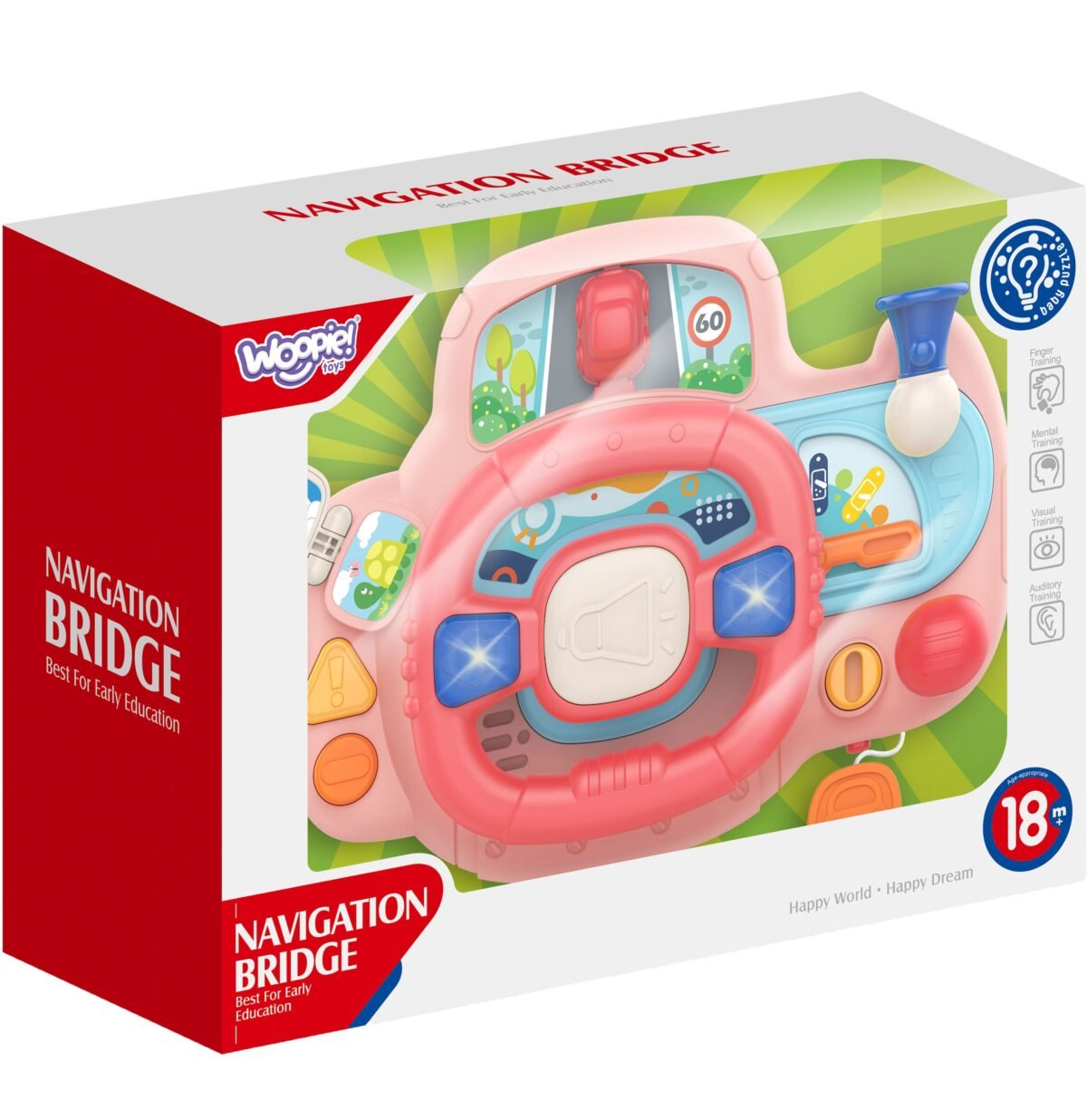 Interaktyvus vairas su šviesomis, garsais ir tvirtinimo dirželiais – Paveikslėlis 6