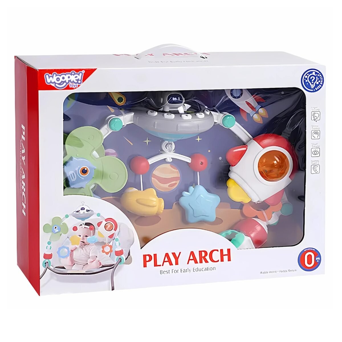 Interaktyvus žaidimų lankas su lopšinėmis ir švieselėmis – Paveikslėlis 9