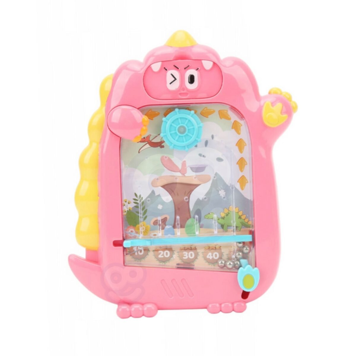 Išnykstančių piešinių magnetinė lenta 2in1 su Flipper miklumo žaidimu, rožinė – Paveikslėlis 3