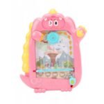 Išnykstančių piešinių magnetinė lenta 2in1 su Flipper miklumo žaidimu, rožinė – Paveikslėlis 3