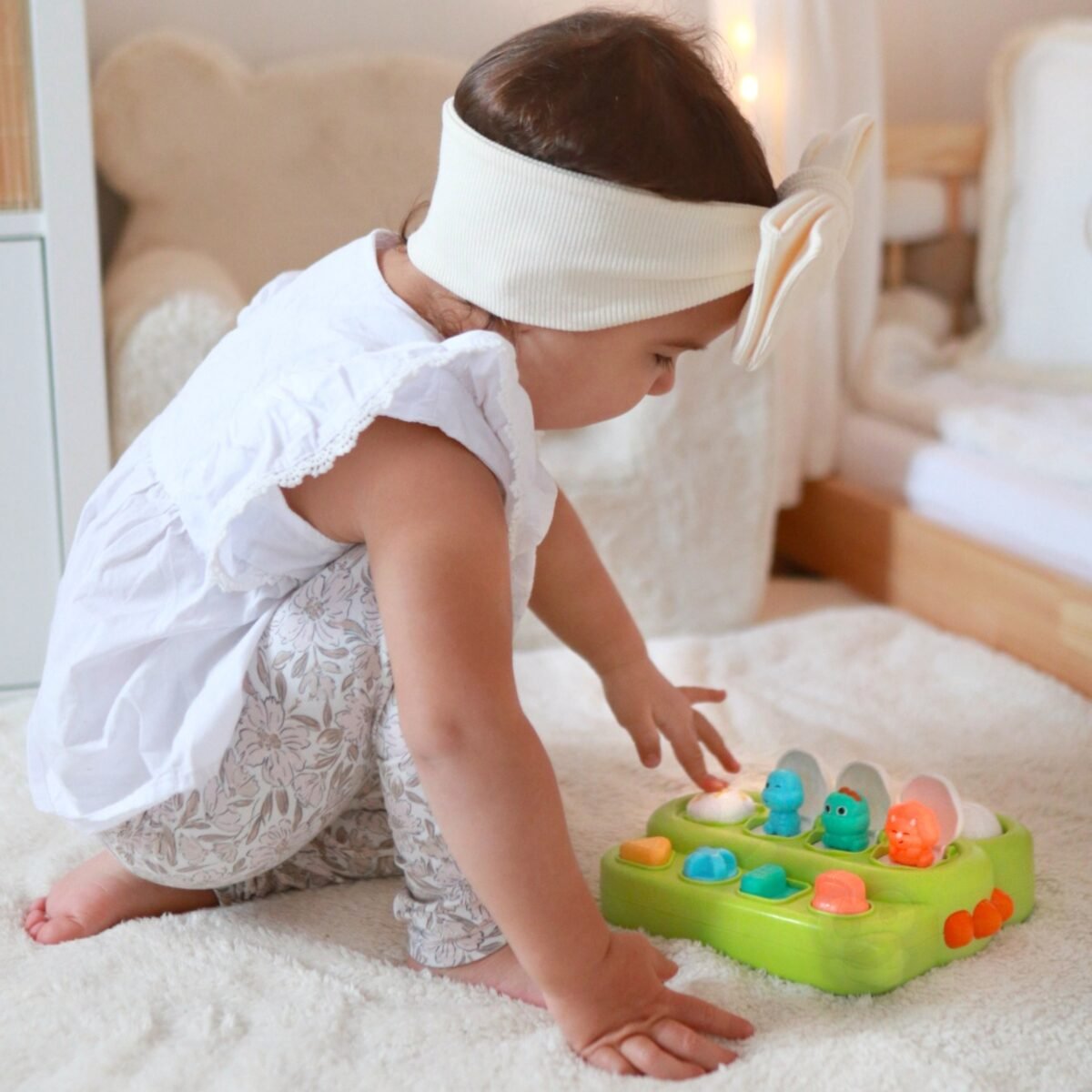 Iššokančių dinozaurų edukacinis žaislas su mygtukais – Paveikslėlis 2