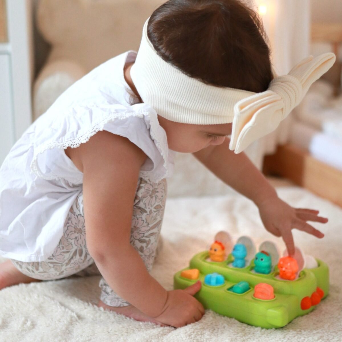 Iššokančių dinozaurų edukacinis žaislas su mygtukais – Paveikslėlis 5