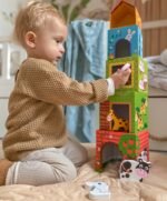 Įstatomieji ūkio kubeliai su gyvūnėlių figūrėlėmis – Paveikslėlis 2