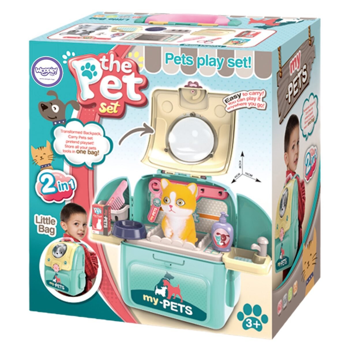 Kačiuko priežiūros rinkinys du viename kuprinėje – Paveikslėlis 20