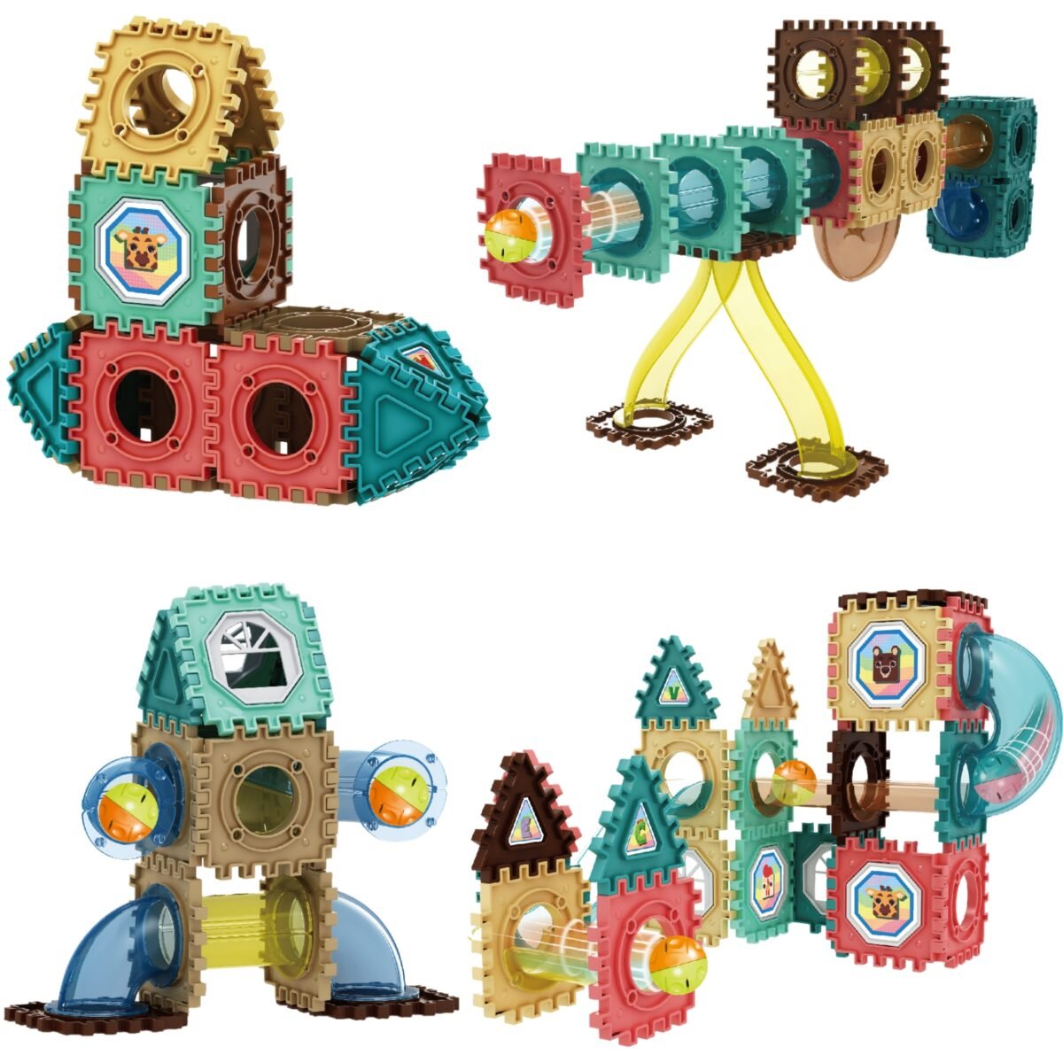 Kaladėlių konstruktorius 3D kulodromas, 68 dalys – Paveikslėlis 3