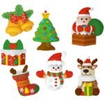 Kalėdinis kūrybinis gipso figūrėlių liejimo ir dažymo rinkinys – Paveikslėlis 2