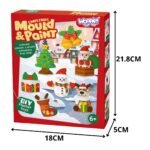 Kalėdinis kūrybinis gipso figūrėlių liejimo ir dažymo rinkinys – Paveikslėlis 5