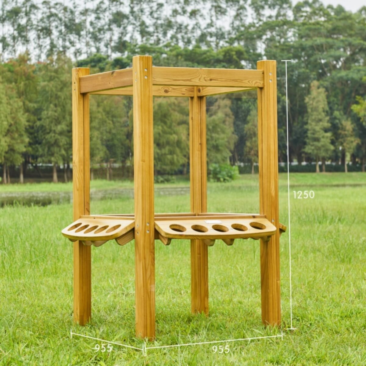 Keturpusis skaidrus akrilinis piešimo molbertas su indeliais – Paveikslėlis 4