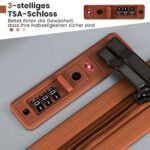 Kieto korpuso 3 dalių lagaminų komplektas su TSA užraktu (Sidabrinė)