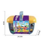 Kinetinio smėlio 0,8 kg žaidimų rinkinys krepšyje su formelėmis ir įrankiais